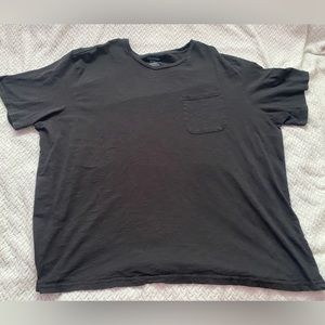 Black T-shirt with pocket